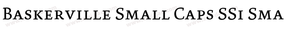 Baskerville Small Caps SSi Small Caps字体转换